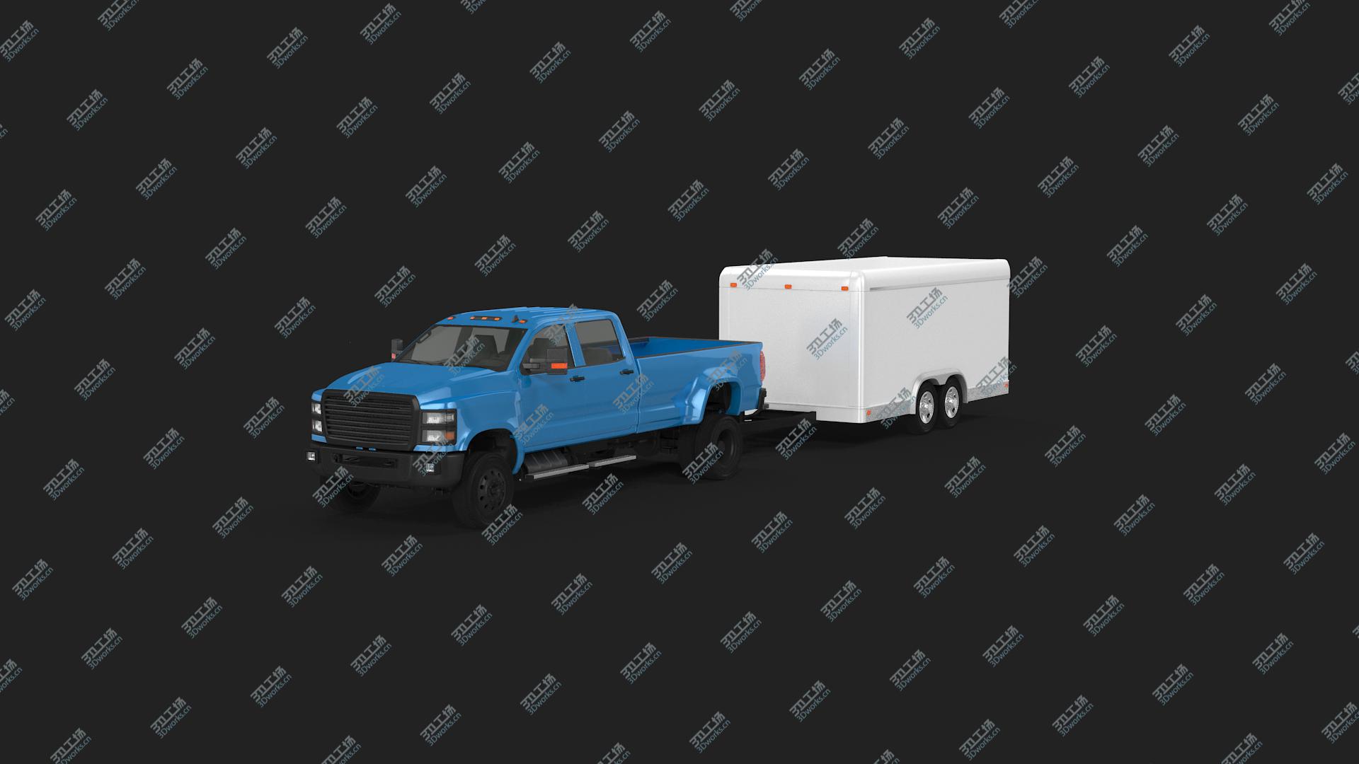 images/goods_img/202105071/3D model Large Pickup and Cargo Trailer/2.jpg